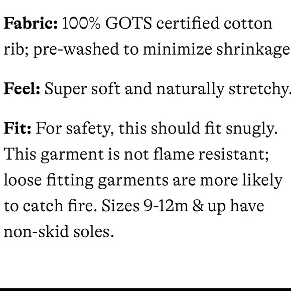 Baby organic zip footie in mini stripe- Blossom/ivory mini stripe, 0-3 months - Picture 8 of 8